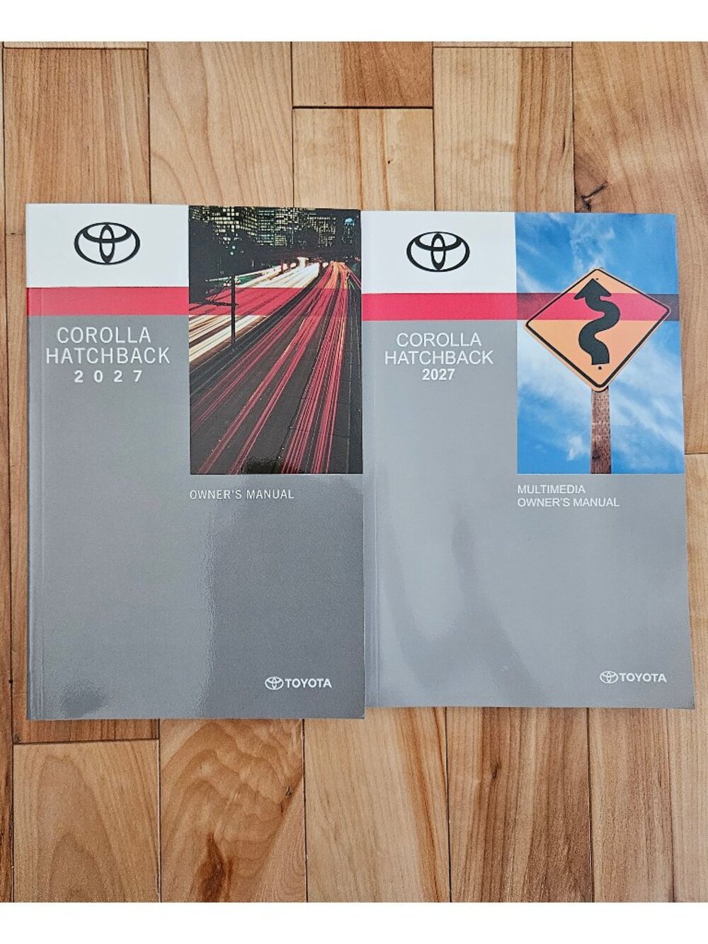 2027 TOYOTA COROLLA HATCHBACK Owner's Manual & Multimedia Includes owner's man